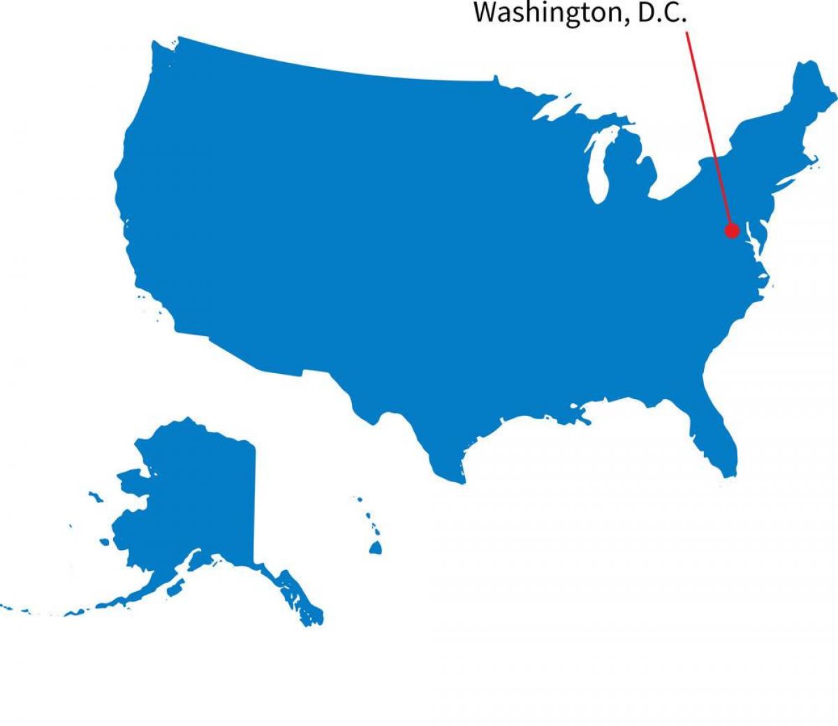 Carte de la capitale des États-Unis