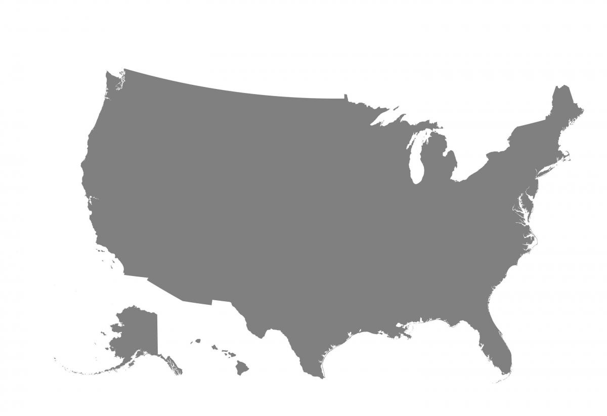 Carte vectorielle des États-Unis
